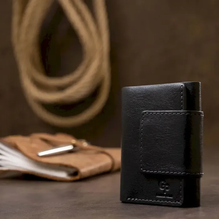 Чоловічий шкіряний портмоне GRANDE PELLE 11511 Синій