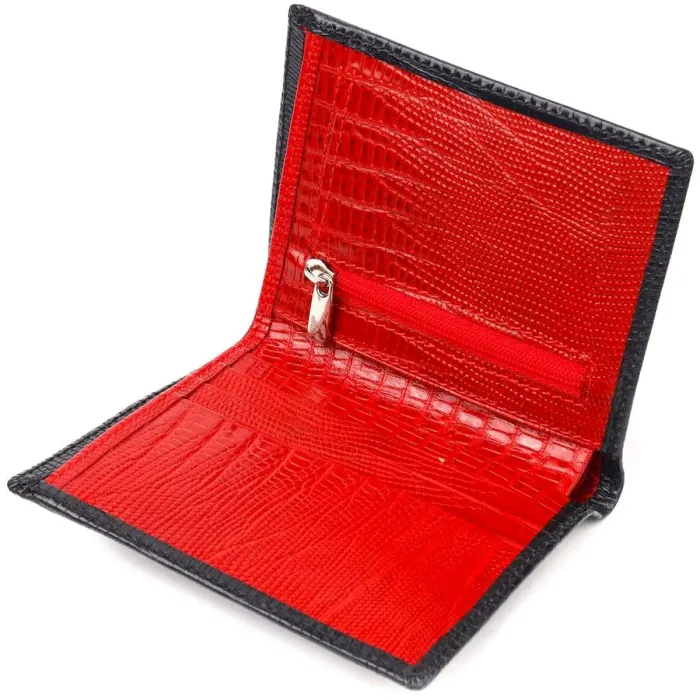 Мужское портмоне из натуральной фактурной кожи CANPELLINI 21501 Черное