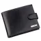 Чоловіче портмоне в гладкій шкірі KARYA 17372 Чорне