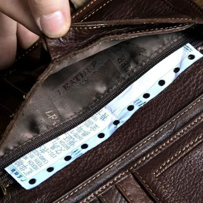 Купюрник мужской Vintage 14127 Коричневый