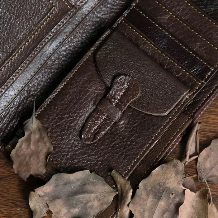 Купюрник мужской Vintage 14127 Коричневый