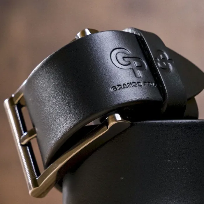 Ремень мужской GRANDE PELLE 00240 брючный Черный