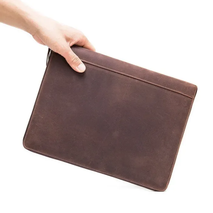 Чоловіча папка органайзер для документів матова 20238 Vintage Коричнева