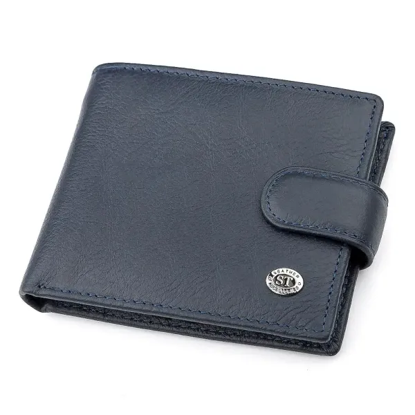 Чоловічий гаманець ST Leather 18306 (ST104) синя