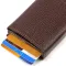 Чоловічий картхолдер три складення з автоматичним механізмом з натуральної шкіри флотар CANPELLINI 21934 Коричневий