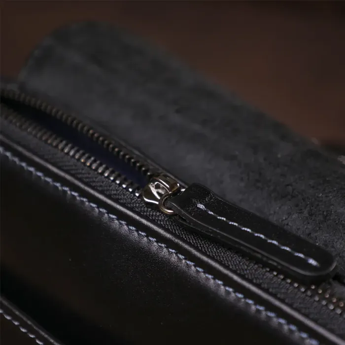 Мужской клатч SHVIGEL 11084 кожаный Черный