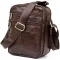 Чоловічий компактний месенджер на 2 відділення Vintage 20455 Коричневий