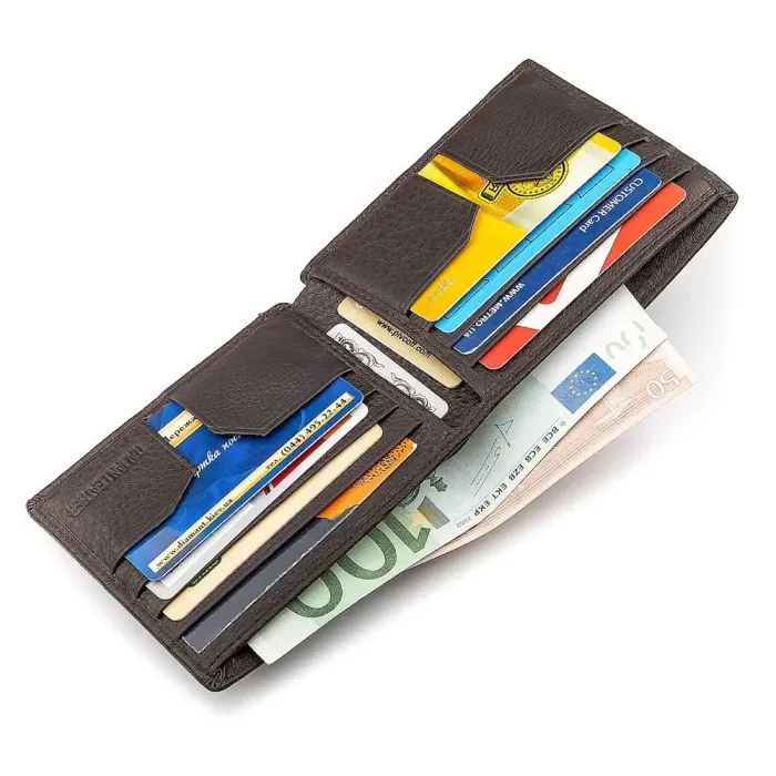 Чоловічий гаманець ST Leather 18304 (ST159) Коричневий