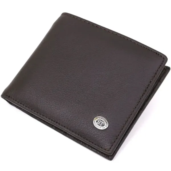 Чоловічий гаманець ST Leather 18304 (ST159) Коричневий