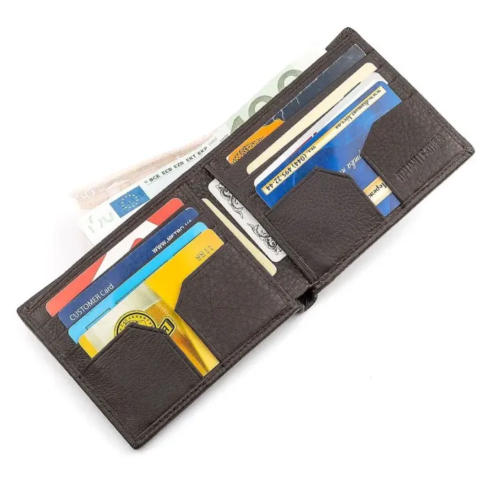 Чоловічий гаманець ST Leather 18304 (ST159) Коричневий