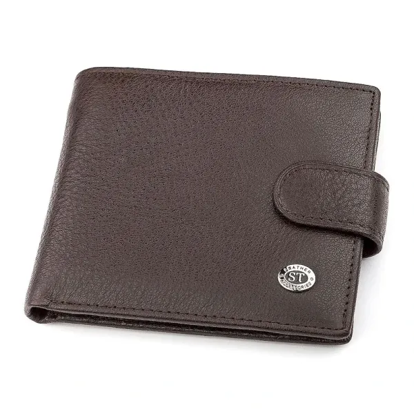 Чоловічий гаманець ST Leather 18307 (ST104) Коричневий