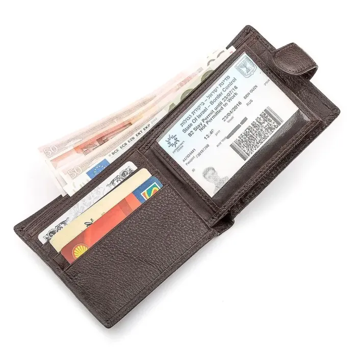 Чоловічий гаманець ST Leather 18310 (ST103) натуральна шкіра Коричневий