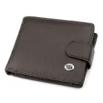 Чоловічий гаманець ST Leather 18317 (ST114) із натуральної шкіри Коричневий