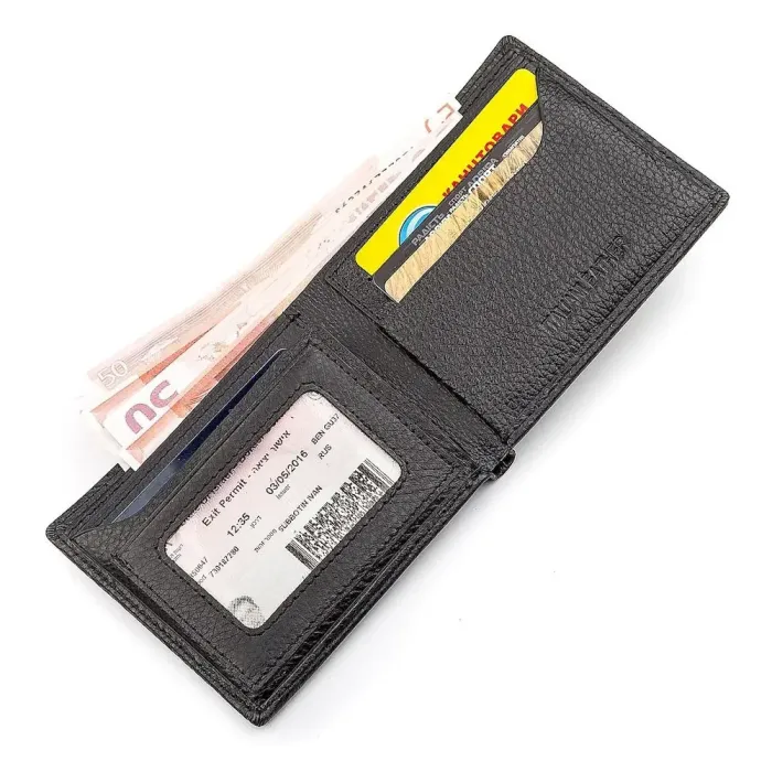 Чоловічий гаманець ST Leather 18319 (ST160) Чорний