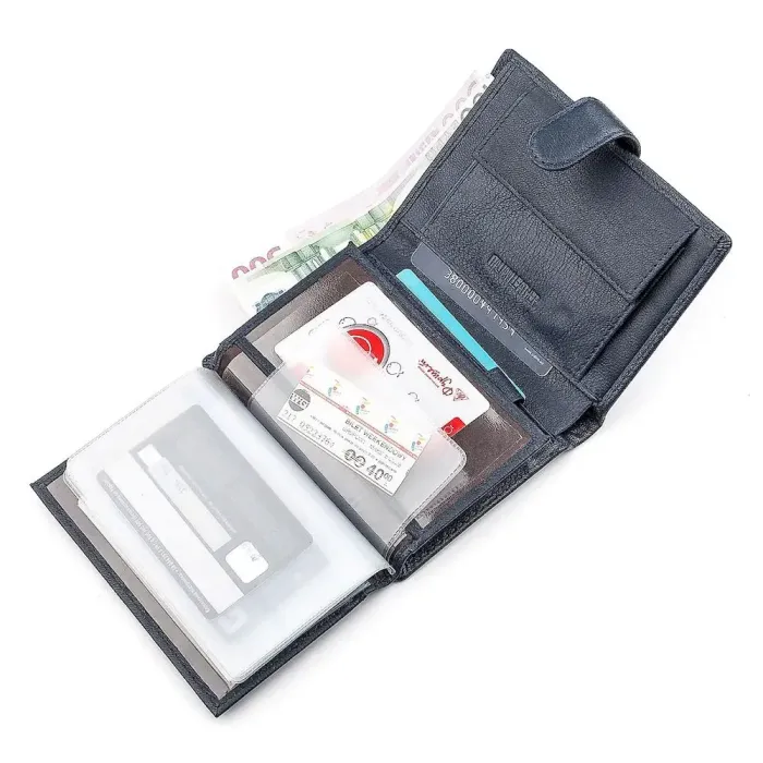 Чоловічий гаманець ST Leather 18332 (ST101) синій