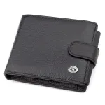 Чоловічий гаманець ST Leather 18334 (ST102) Чорна шкіра