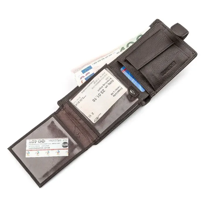 Чоловічий гаманець ST Leather 18335 (ST102) Коричневий