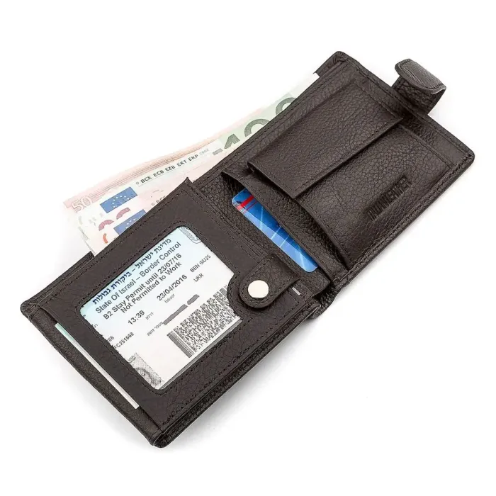 Чоловічий гаманець ST Leather 18335 (ST102) Коричневий