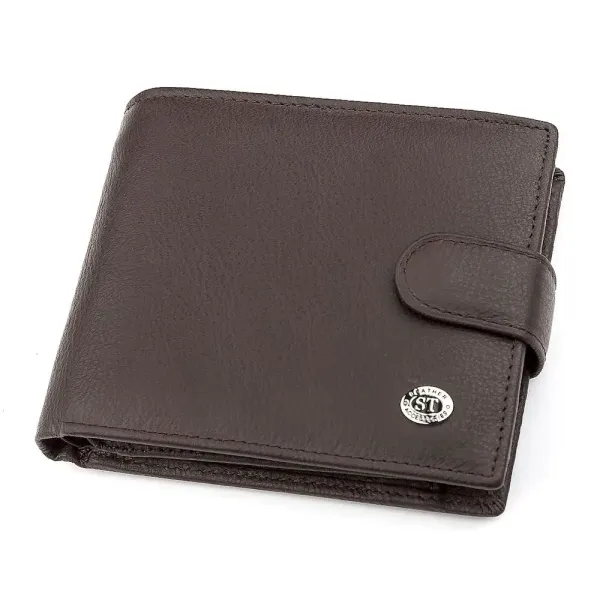 Чоловічий гаманець ST Leather 18340 (ST138) Коричневий