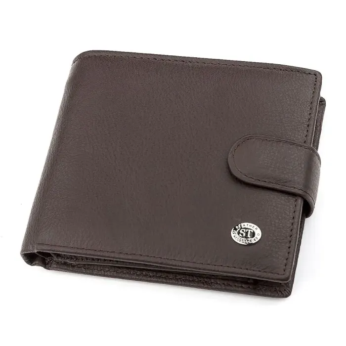 Чоловічий гаманець ST Leather 18340 (ST138) Коричневий