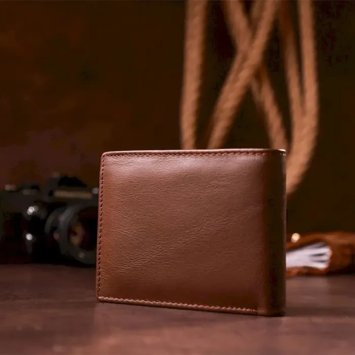 Чоловічий гаманець ST Leather 18353 (ST-1) НОВИНКА Коричневий