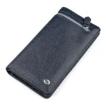 Чоловічий гаманець ST Leather 18443 (ST291) багатофункціональний Синій