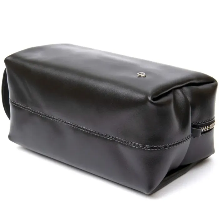 Чоловічий шкіряний несесер GRANDE PELLE 11417 Чорний