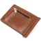 Чоловічий шкіряний затискач для грошей GRANDE PELLE 11474 Коричневий