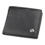 Чоловічий купюрник ST Leather 18305 (ST159) Чорний