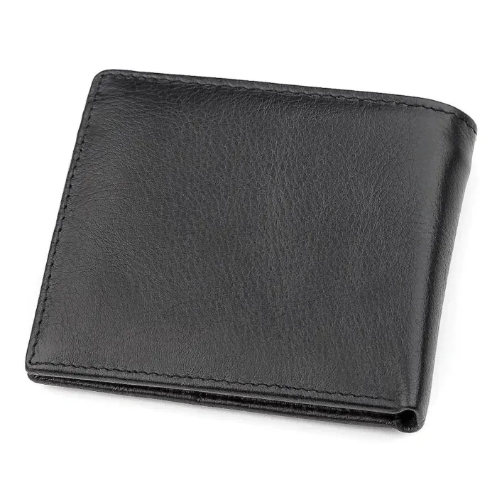 Чоловічий купюрник ST Leather 18305 (ST159) Чорний