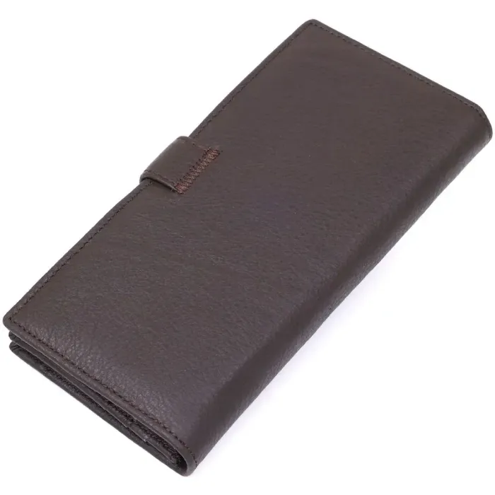 Чоловічий купюрник ST Leather 18366 (ST147) із натуральної шкіри Коричневий
