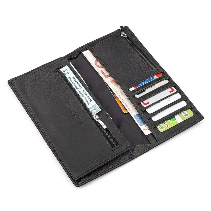 Чоловічий купюрник ST Leather 18369 (ST148) Чорний