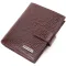 Чоловічий шкіряний невеликий гаманець KARYA 21389 Коричневий