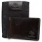 Мужской практичный зажим для денег GRANDE PELLE 11403 Темно-коричневый