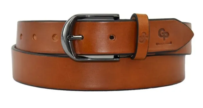 Чоловічий ремінь Grande Pelle 20094 Коричневий