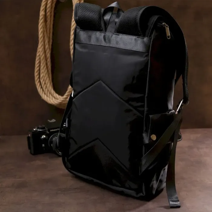 Чоловічий рюкзак з текстилю Vintage 20492 Чорний