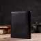 Чоловічий гаманець вертикального формату з натуральної шкіри CANPELLINI 21753 Чорний