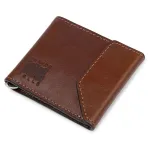 Чоловічий затиск для грошей GRANDE PELLE 11522 Коричневий