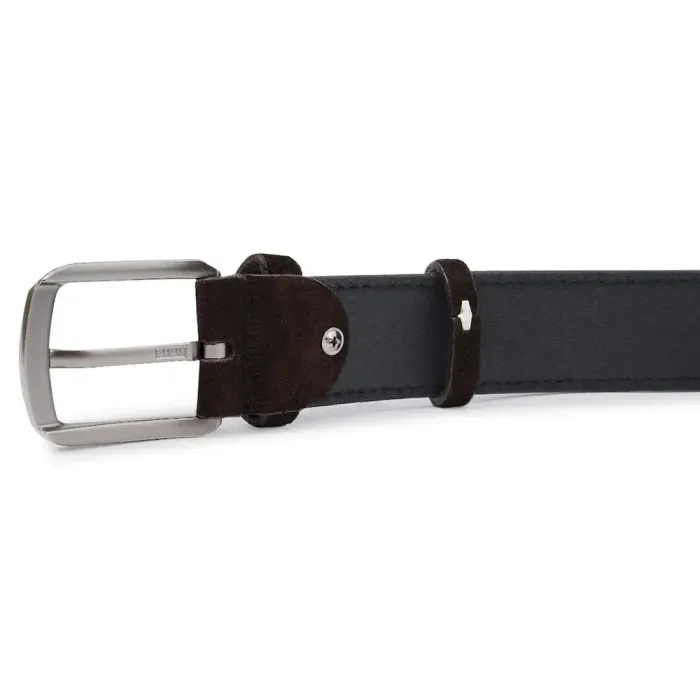 Мужской замшевый ремень Vintage 20728 Коричневый