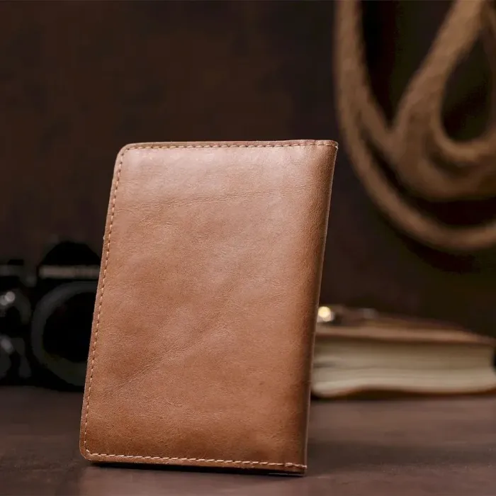 Надійна шкіряна обкладинка для автодокументів SHVIGEL 16071