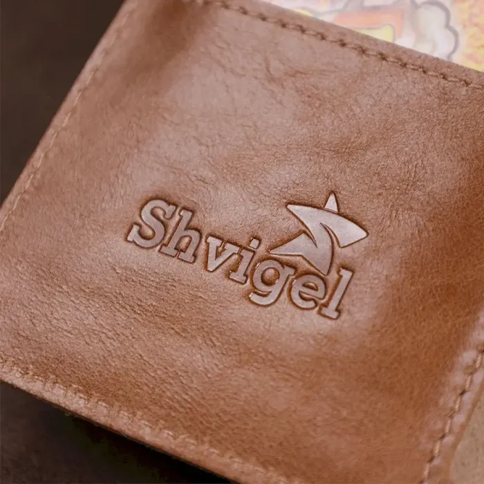 Надійна шкіряна обкладинка для автодокументів SHVIGEL 16071