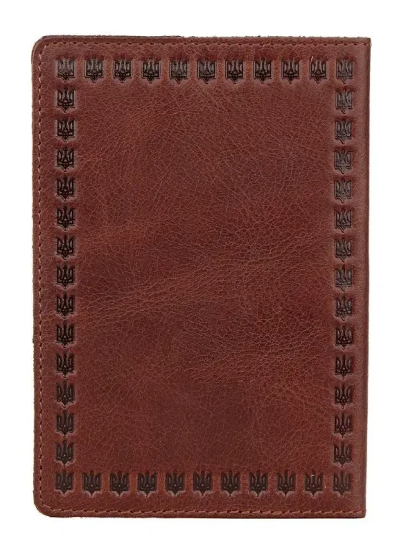 Надійна шкіряна обкладинка на паспорт SHVIGEL 16133