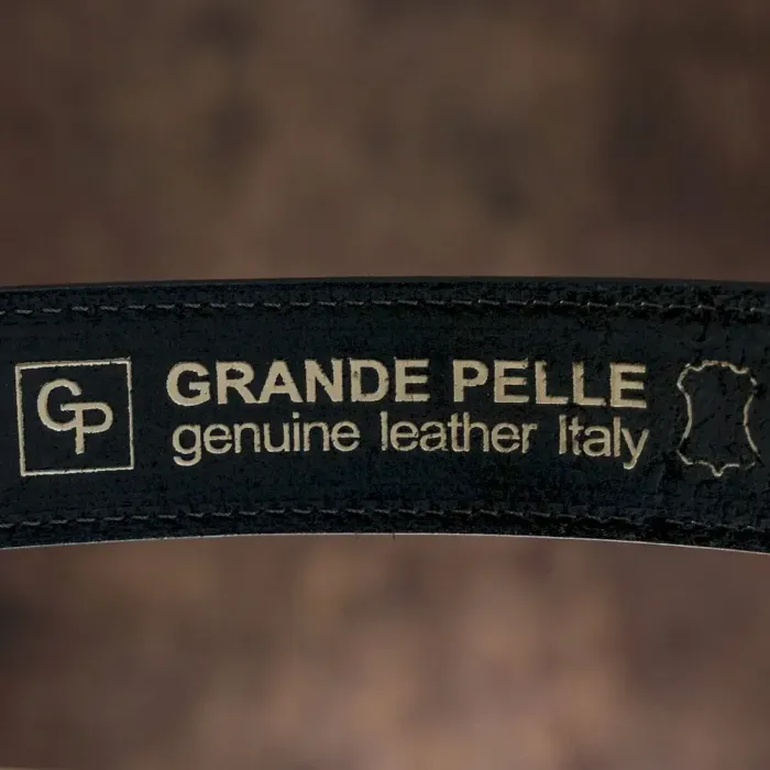 Надійний шкіряний ремінь GRANDE PELLE 00766