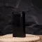 Надежный мужской бумажник из натуральной гладкой кожи в два сложения ST Leather 19414 Черный