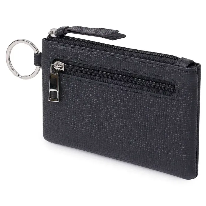 Невелика шкіряна документниця Vintage 20461 Чорний