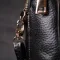 Небольшая сумка интересного формата из мягкой натуральной кожи Vintage 22338 Черная
