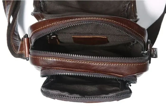 Сумка чоловіча Vintage 14388 Коричнева
