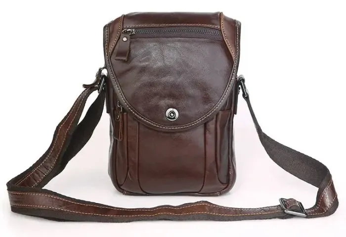 Сумка чоловіча Vintage 14388 Коричнева