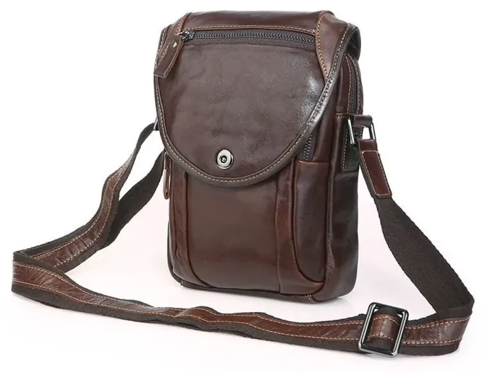 Сумка чоловіча Vintage 14388 Коричнева