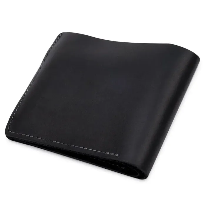 Невеликий чоловічий портмоне GRANDE PELLE 11566 Чорний